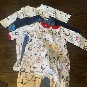 3 bundled 3mo sleepers for little boy